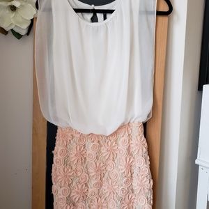 Chiffon and Lace Dress